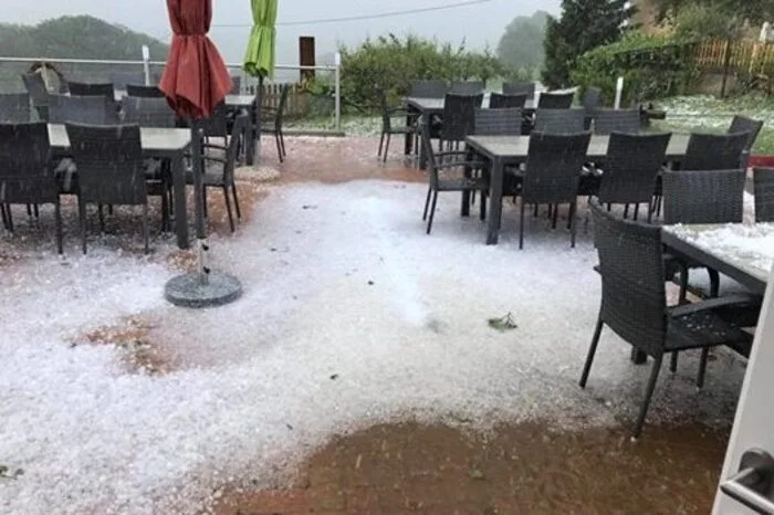Hagel in St. Anna am Aigen