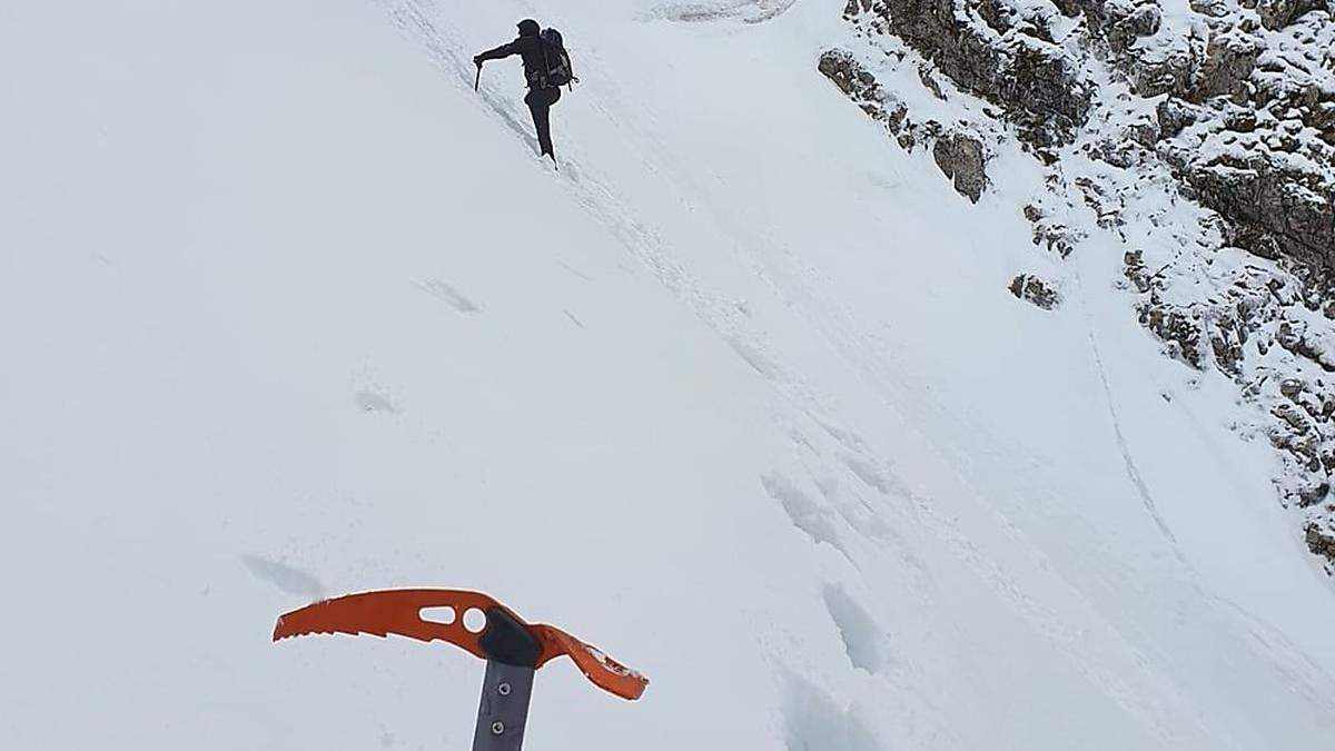 Ein aktuelles Foto vom Aufstieg auf den Eisenerzer Reichenstein 