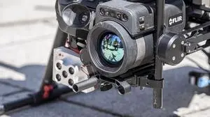 Drohnen wurden eingesetzt um ein einer Reihe von Straßen 3-D-Thermalbilder zu schießen