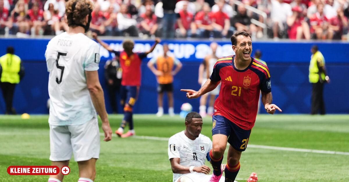 Aus im Sechzehntelfinale! Spanien lässt Österreich keine Chance