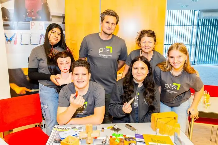 Die Polytechnische Schule Villach war vor Ort
