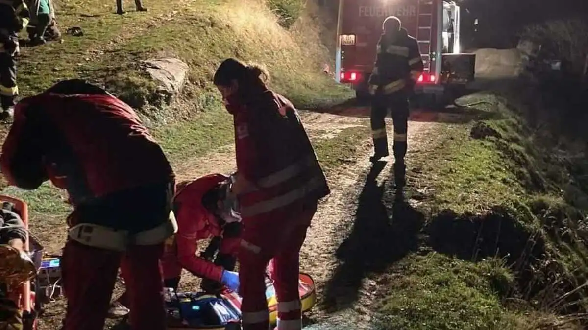 Feuerwehr, Rotes Kreuz, die Besatzung des C99 und die Polizei standen im Einsatz