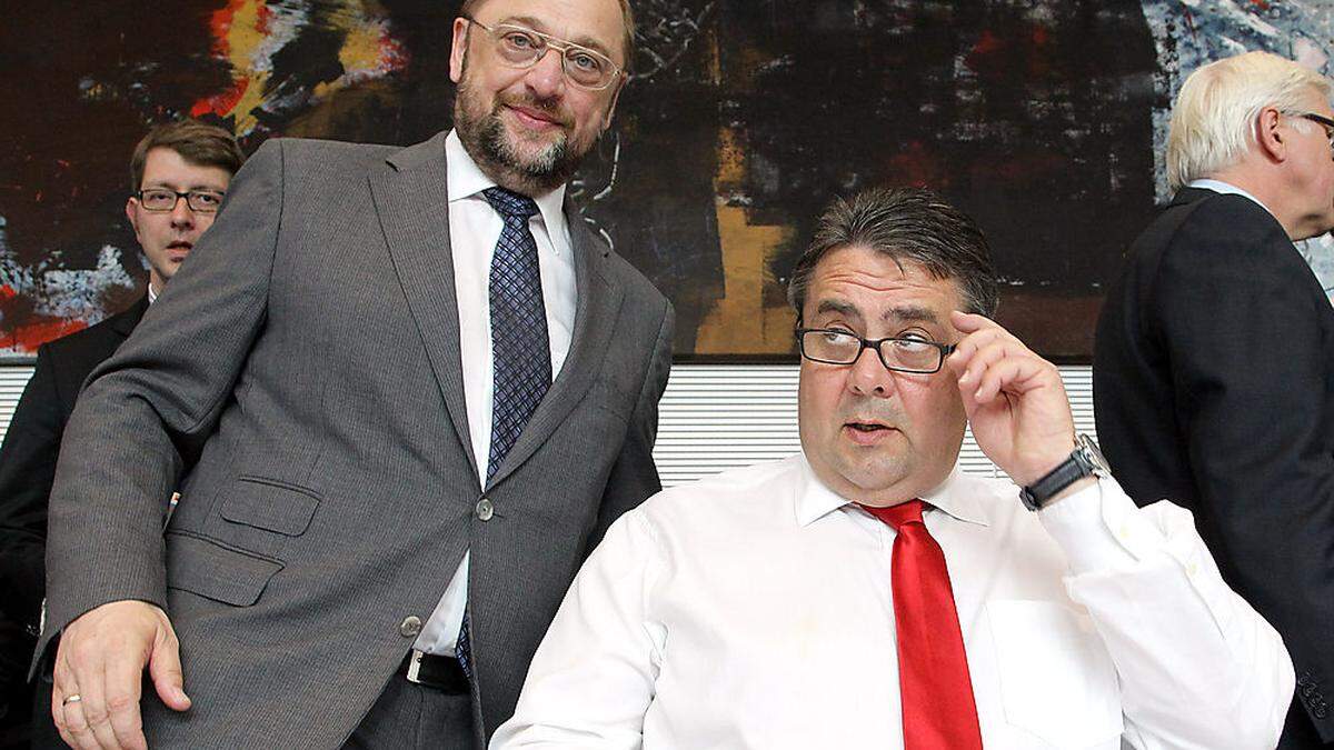 Martin Schulz und Sigmar Gabriel