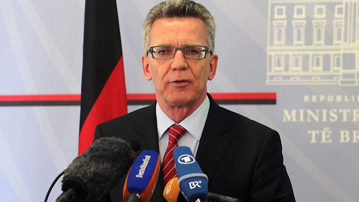 Deutscher Innenminister Thomas de Maiziere