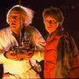 Unternehmungslustig: Marty (Michael J. Fox) und Doc Brown (Christopher Lloyd)