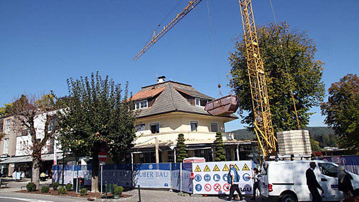 Das Café Sternad in Velden wird aktuell umgebaut, im Herbst 2019 soll es fertiggestellt sein