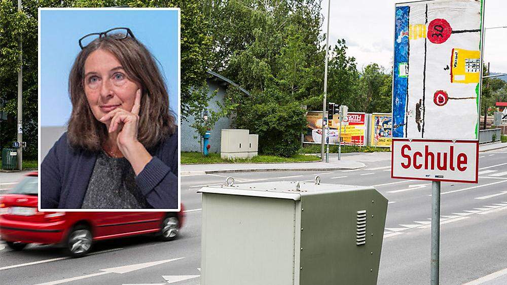 Verkehrsstadträtin Elke Kahr (KPÖ) hält an Tempo 30 vor Schulen fest, Lockdown hin oder her