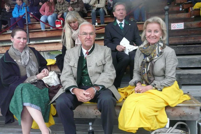 Generaldirektorin Elisabeth Gürtler mit Ludwig Hoffmann vom Steirischen Pferdesportverband.