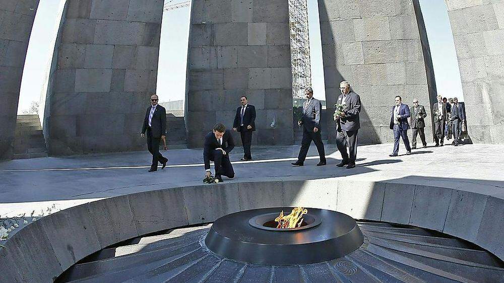 Außenminister Kurz gedachte den Toten des Genozids in Armenien