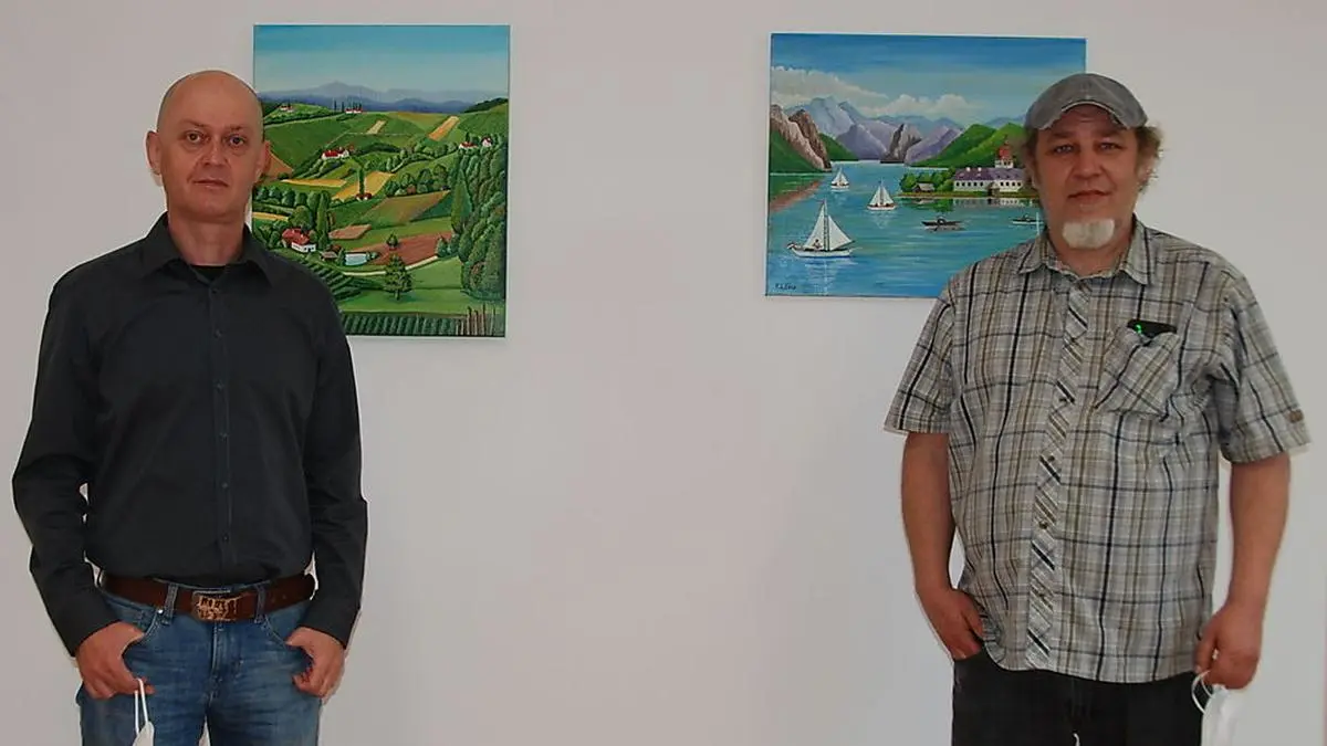 Ab Juli soll wieder Leben in die "stART-Galerie" in Köflach einziehen. Dafür sorgen Heinz Bozic und Daniel A. Hofer
