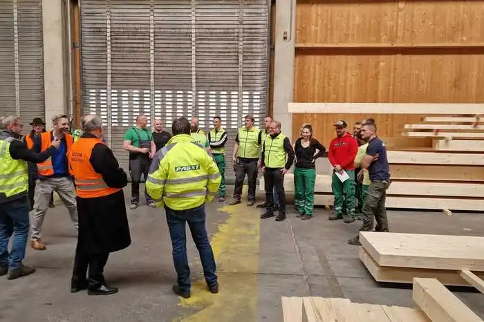 Besuch bei Pabst Holz.