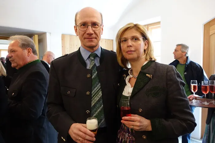 Johann Pengg und seine Gattin besuchten die Eröffnungfeier in Aflenz.