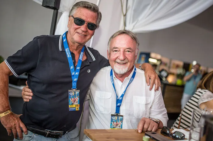 Klagenfurts ehemaliger Bürgermeister Harald Scheucher mit Ex-ORF-Landeschef Willi Hasslitzer