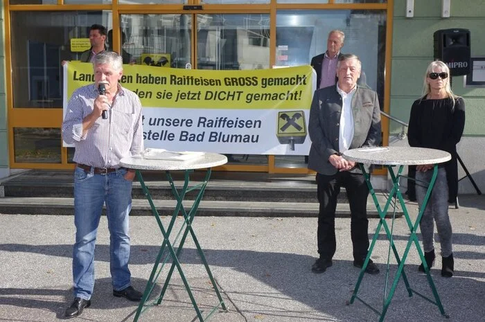 Die Raiffeisenbank Fürstenfeld hatte am Mittwochnachmittag geschlossen.