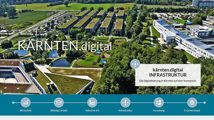 Neue Website kaernten.digital.at