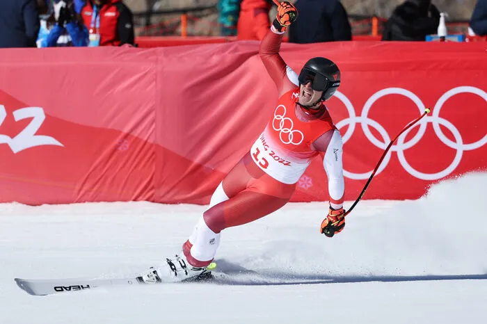 Im Super-G fuhr der Kärntner zu seinem insgesamt dritten Olympia-Gold.