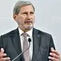 ABD0070_20190718 - WIEN - ÖSTERREICH: EU-Kommissar Johannes Hahn (ÖVP) am Donnerstag, 18. Juli 2019, nach einer Sitzung des Hauptausschusses des Nationalrates mit der Nominierung Hahns als österreichisches Mitglied der neuen EU-Kommission in Wien. - FOTO: APA/HERBERT NEUBAUER