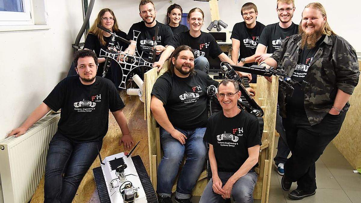 Die FH Kärnten stellt das einzige österreichische Team in der Kategorie Rescue League des RoboCup 