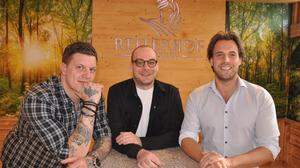 Küchenchef Ralph Kollnitzer, Restaurantleiter Patrick Krankl und Reiterhof-Chef Andreas Stückler (von links)