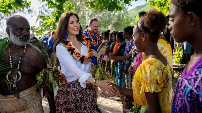 Kronprinzessin Mary von Dänemark besuchte die Pazifikinseln