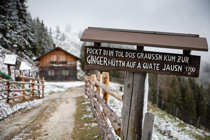 Auf dem Weg zur Gingerhütte