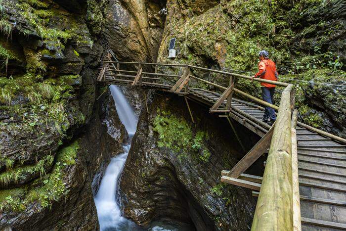 Die beeindruckende Raggaschlucht ist seit 1978 ein Naturdenkmal 