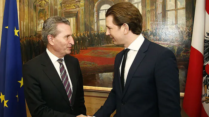Oettinger, Kurz: Positionen unverändert