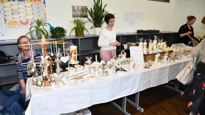 Osterschmuck, kulinarische Köstlichkeiten für den Osterweihkorb und vieles mehr war in den Räumlichkeiten der Fachschule für Land- und Ernährungswirtschaft Schloss Feistritz zu sehen und erwerben.