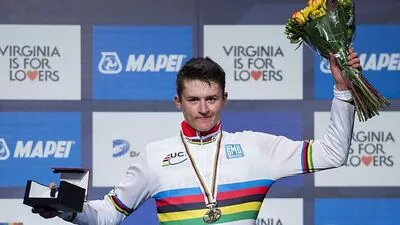 Felix Gall wurde als erster Österreicher Rad-Weltmeister