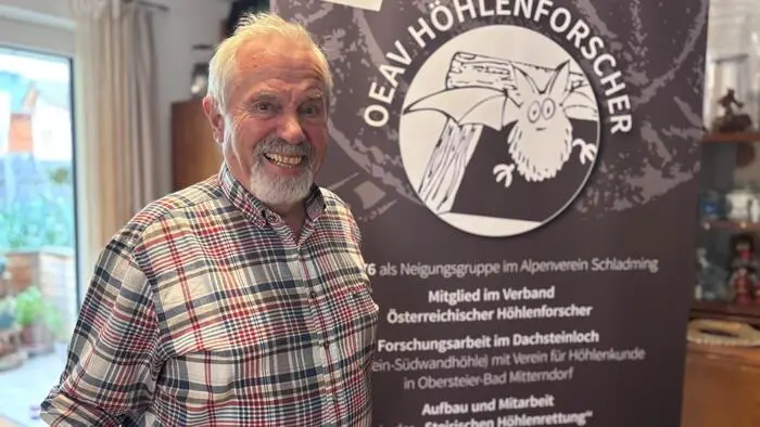 Er gründete vor 50 Jahren die Schladminger Höhlenforscher: Toni Streicher