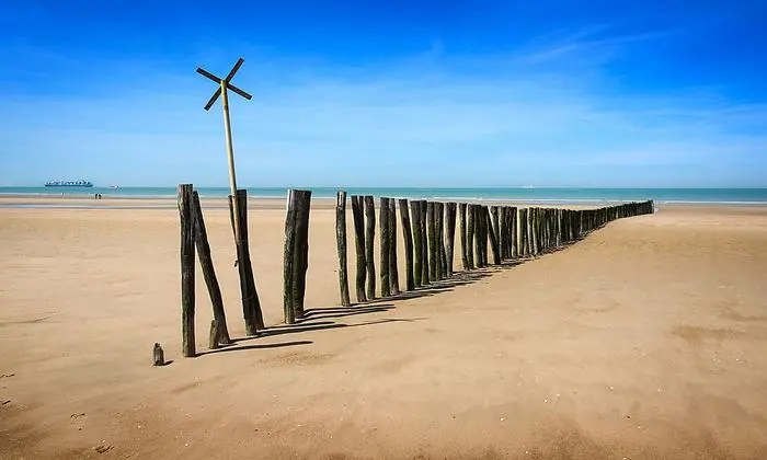 Endlos breite Strände vor Gravelines