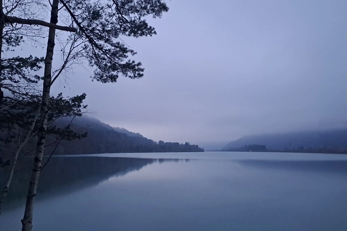 In den Drauauen war unsere Leserin zur sogenannten „Blauen Stunde“ unterwegs. Die dort entstandene Aufnahme zeigt sehr schön, warum man diesen Moment der Dämmerung so nennt. 