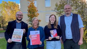 Präsentierten in Knittelfeld ihr Programm: Josef Meszlenyi, Claudia Klimt-Weithaler, Michaela Lang und  Jakob Matscheko 