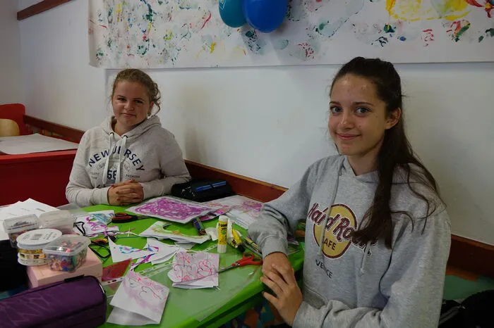 Später durften die Schüler auch selbst kreativ werden