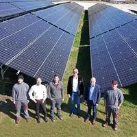 Die neue Photovoltaikanlage auf der verfüllten Deponie in Rosental an der Kainach besteht aus 8128 Modulen
