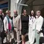 Claus Faller, Erika Schuster, Bernhard Zlanabiting, Julia Schuster, Nadja Kayali, Gaby Schaunig und Florian Eisner