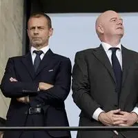 Aleksander Ceferin und Gianni Infantino streiten öffentlich