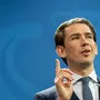 Bundeskanzler Sebastian Kurz im Februar des Vorjahres bei einem Besuch in Berlin