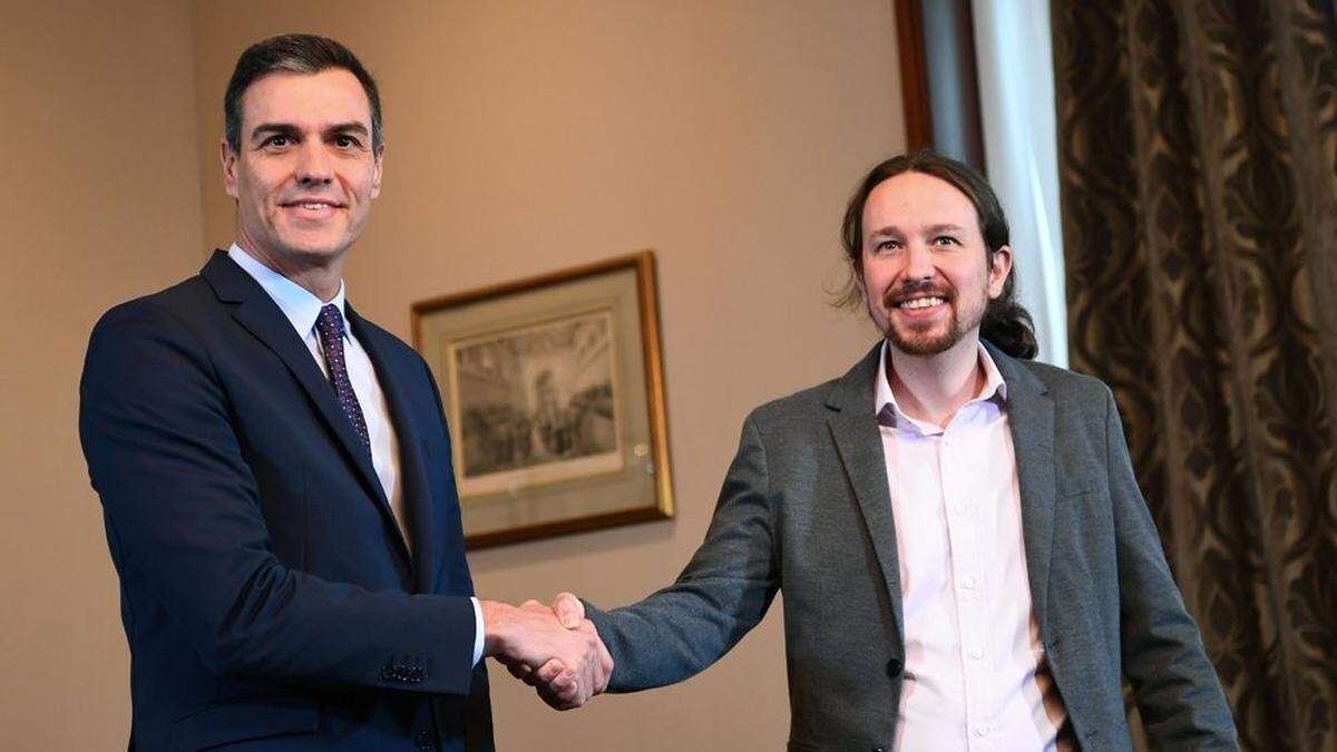 Pedro Sánchez und Pablo Iglesias haben sich geeinigt