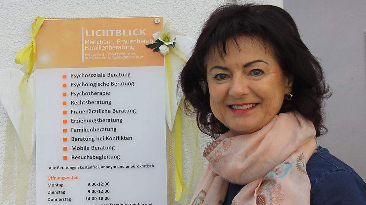 Waltraud Bina ist seit 2010 Obfrau des Vereines „Lichtblick“ 