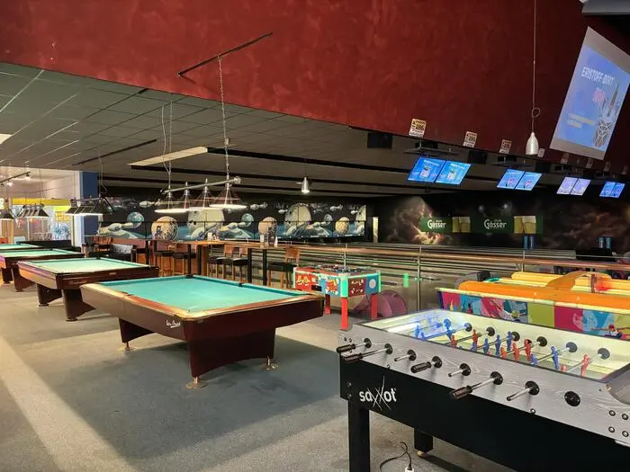 Auch die Billardtische kommen gerne zum Einsatz