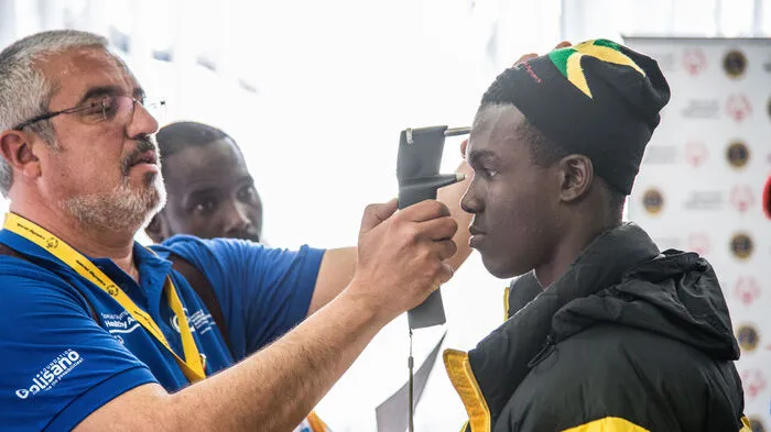 Im Rahmen der Special Olympics werden in dieser Woche in der Grazer Messehalle 2600 Olympioniken durchgecheckt...