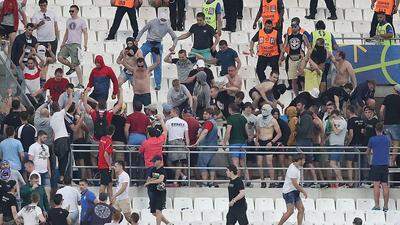 In Marseille spielten sich unliebsame Szenen ab