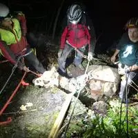 Die Rettung der Kuh erwies sich als äußerst aufwendig und herausfordernd