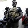 Jimmy Chérizier, Anführer der Bande „G9 Family and Allies“, nach einem Gespräch mit Journalisten in Port-au-Prince.