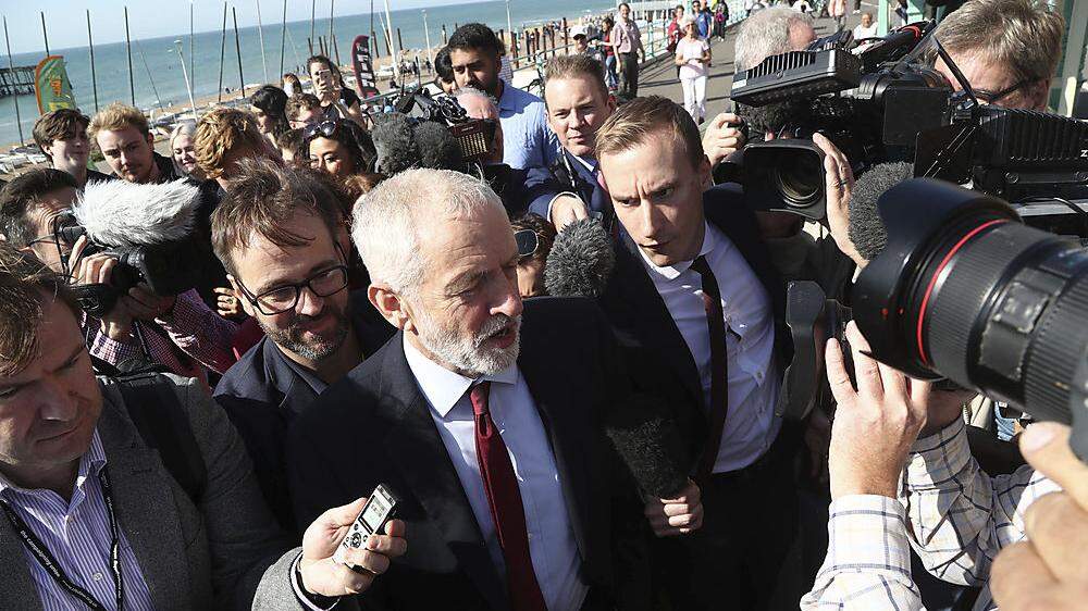 Jeremy Corbyn bei der Labour-Jahreskonferenz in Brighton