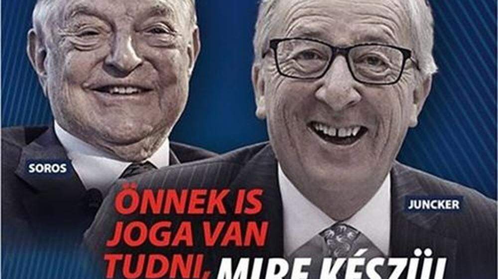 George Soros und Jean-Claude Juncker