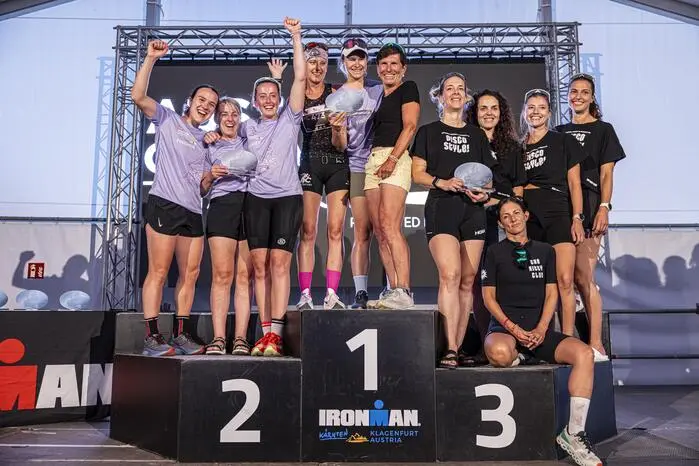 Siegerehrung IronMan Company Triathlon Klagenfurt Juni 2025