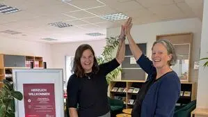 Im Vorjahr bezog die Frauenberatungstelle Jennersdorf neue Räumlichkeiten in der Hauptstraße 27. Im Bild: Iris Ablasser (links) und Anna Drenig vom Verein „Frauen für Frauen Burgenland“