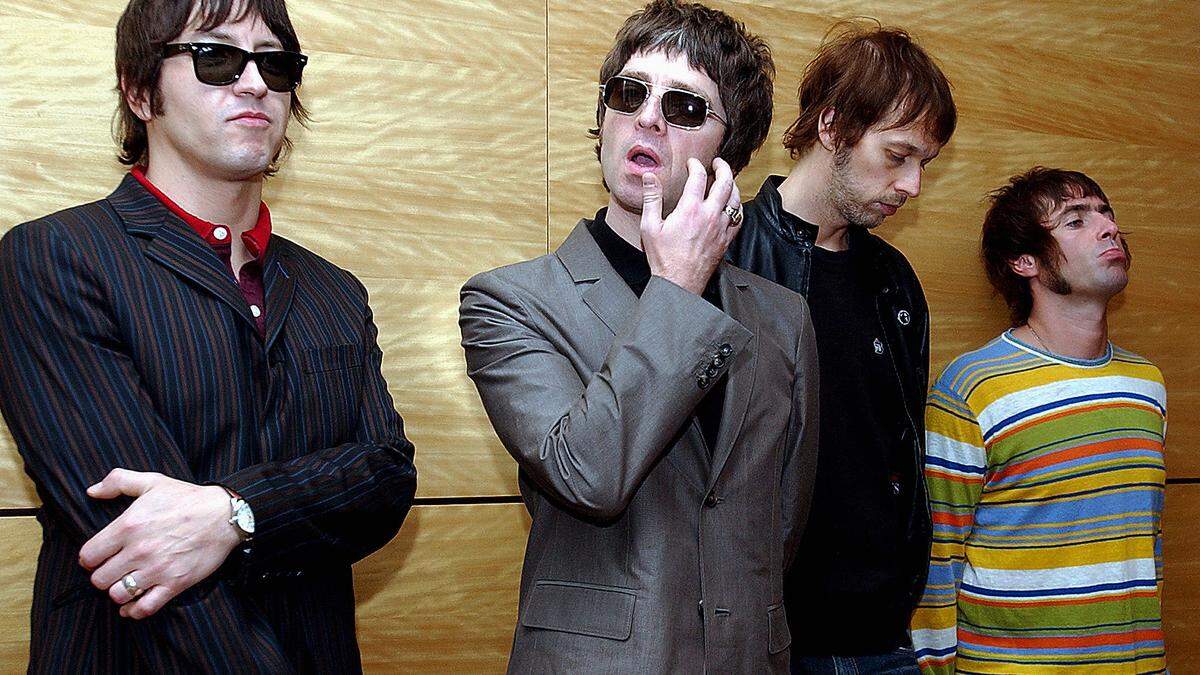 Gem Archer, Noel Gallagher, Andy Bell und Liam Gallagher von Oasis sorgten für eine unvergessliche Nacht in München